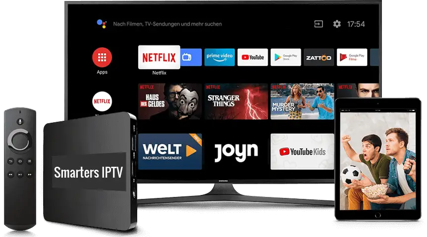 IPTV Angebote auf TV, Laptop und Smartphone